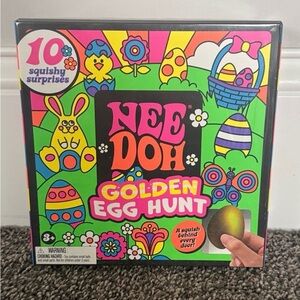 Golden Egg Hunt Kids Toy - Colorful Green Box